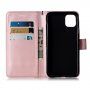 Portemonneehoes met standaard voor iPhone 11 - roze-goud