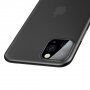 Baseus ultradunne transparante matte cover voor iPhone 11 Pro - zwart