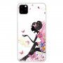 Zachte plastic hoes voor iPhone 11 - bloemenfee en vlinders