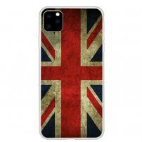 Zachte plastic hoes voor iPhone 11 - retro vlag van Engeland