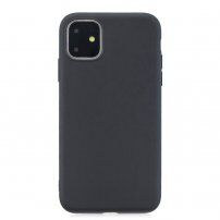 Zachte plastic hoes voor iPhone 11 Pro - zwart