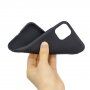 Zachte plastic hoes voor iPhone 11 Pro - zwart