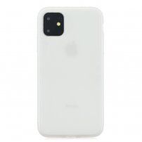Zachte plastic hoes voor iPhone 11 Pro - wit