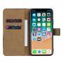 Leren portemonnee met standaard voor iPhone 11 Pro - zwart