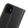 Leren portemonnee met standaard voor iPhone 11 Pro - zwart