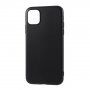 Zachte plastic hoes voor iPhone 11 Pro - zwart
