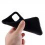 Zachte plastic hoes voor iPhone 11 Pro - zwart