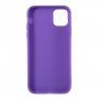 Matte kunststof hoes voor iPhone 11 - violet
