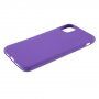 Matte kunststof hoes voor iPhone 11 - violet
