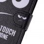 Flip Case met standaard Raak mijn telefoon niet aan voor iPhone 11 Pro - zwart