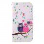Flip Case met Stand Uil liefde voor iPhone 11 Pro - kleurrijk