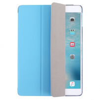 Case met standaard en achterkant van gehard plastic voor iPad 9,7" (2017/2018) / Air - blauw