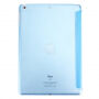 Case met standaard en achterkant van gehard plastic voor iPad 9,7" (2017/2018) / Air - blauw
