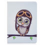 Case met kaartsleuf voor iPad 10,2" (2019-2021) / Air 3 (2019) / Pro 10,5" - uil met pet