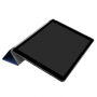 PU lederen hoes met slaapfunctie voor iPad Pro 12,9" (2015-2017) - donkerblauw