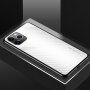 Afdekking met glazen rug voor iPhone 11 Pro - wit
