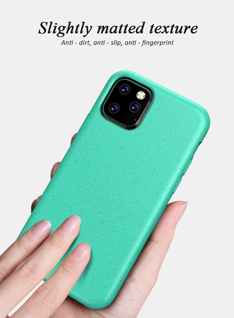 Matte gespikkelde hoes voor iPhone 11 Pro - geel