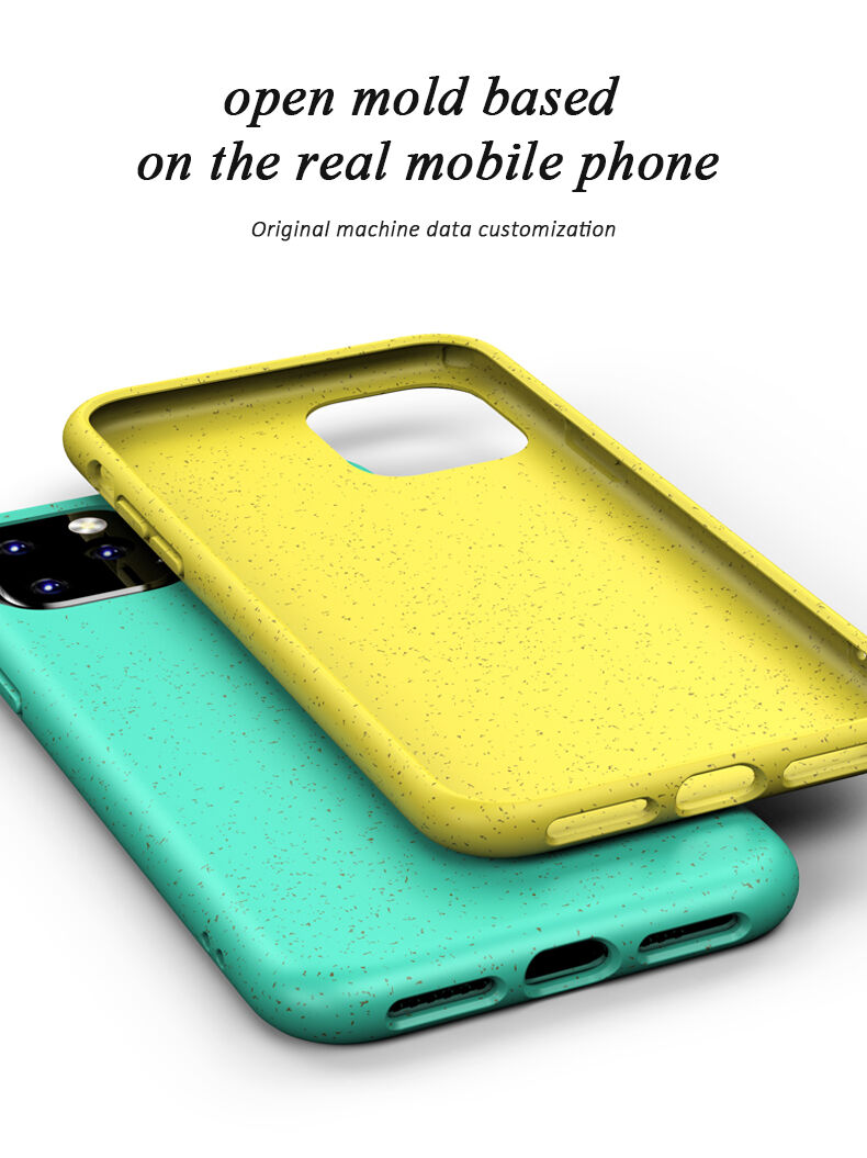 Matte gespikkelde hoes voor iPhone 11 Pro - geel