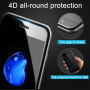 4D aangemaakt glas voor iPhone 6 Plus / 6S Plus - 0.26mm - zwart