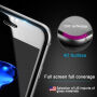 4D aangemaakt glas voor iPhone 6 Plus / 6S Plus - 0.26mm - zwart