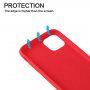 Howmark zacht rubberen hoes voor iPhone 11 Pro - rood