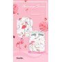Kingxbar heldere cover met strass steentjes AirPods 1 / 2 - kleurrijke flamingo's