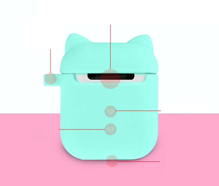 Siliconen hoesje voor AirPods 1 / 2 - spaarvarken