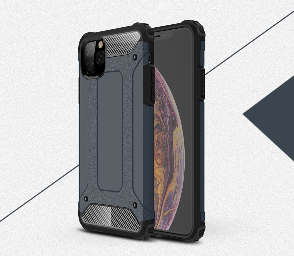 Bestand Pantserdeksel voor iPhone 11 Pro - marineblauw