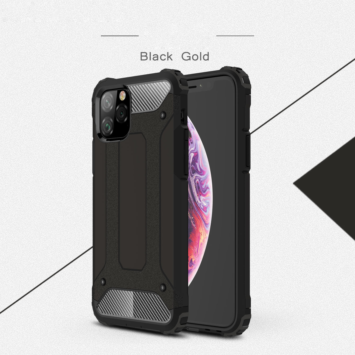 Bestand Pantserdeksel voor iPhone 11 Pro - blauw