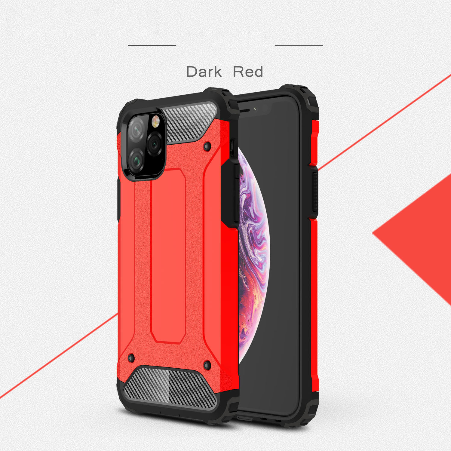Bestand Pantserdeksel voor iPhone 11 Pro - blauw