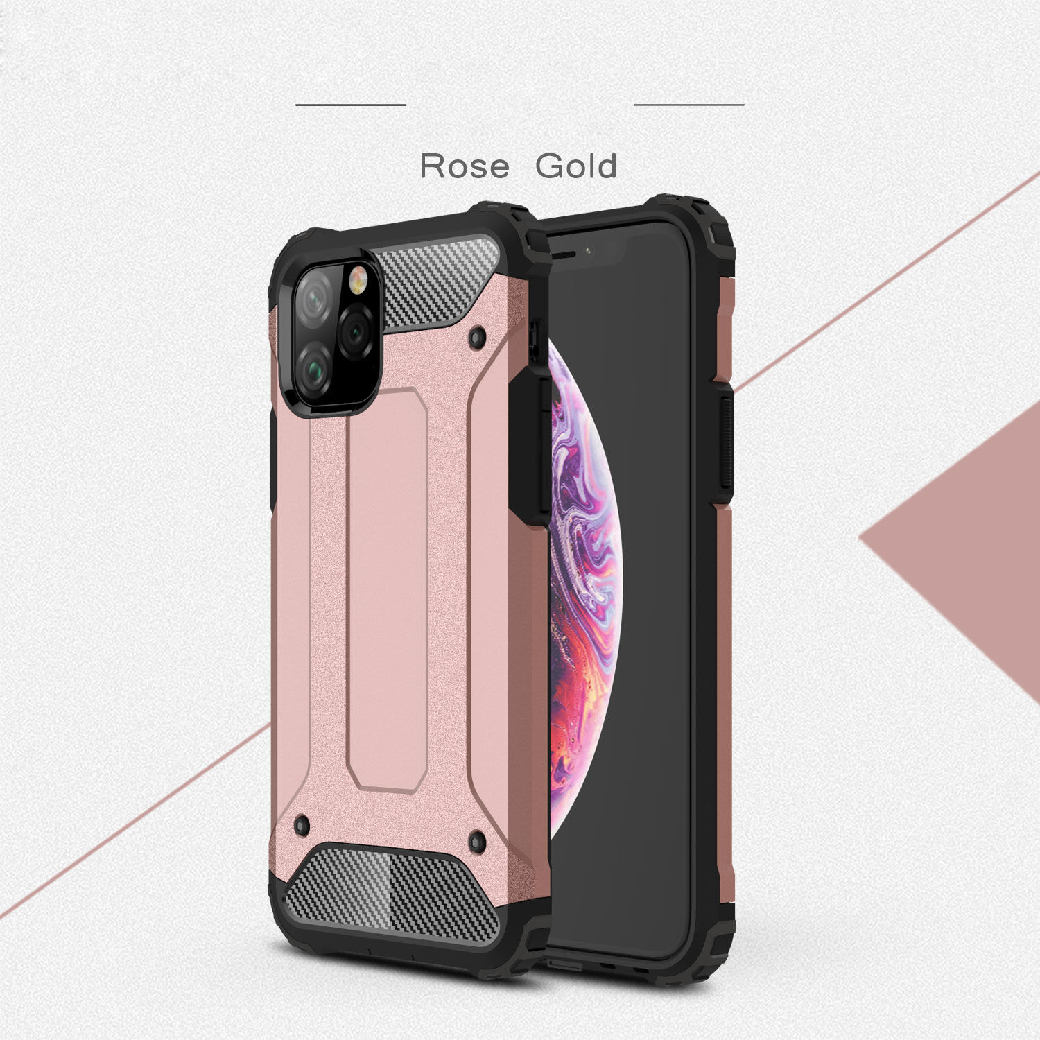 Bestand Pantserdeksel voor iPhone 11 Pro - blauw
