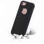 Magische antizwaartekracht zelfklevende hoes Apple iPhone 8 Plus / 7 Plus - geschikt voor zelfportemonnee - zwart