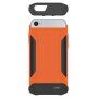 Duurzaam deksel met externe batterij voor iPhone 6 / 6S / 7S / 7 - oranje