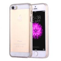 Magische antizwaartekracht zelfklevende hoes Apple iPhone 5 / 5S / SE (2016) - geschikt voor zelfportemonnee - doorzichtig