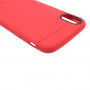 dekking voor iPhone XS / iPhone X - honingraatstructuur - rood
