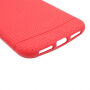 dekking voor iPhone XS / iPhone X - honingraatstructuur - rood