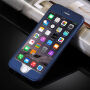Kunststof deksel voor iPhone 6 Plus / 6S Plus met 360° bescherming - beschermt de voor- en achterzijde van het toestel - blauw