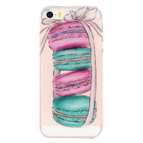 Beschermhoes kunstwerk voor iPhone 5 / 5S / SE (2016) - Macarons
