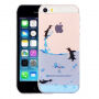 dekking voor iPhone 5 / 5S / SE (2016) - kunstwerk - pinguïns
