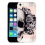 Beschermhoes kunstwerk voor iPhone 5 / 5S / SE (2016) - schedel