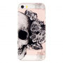 Beschermhoes kunstwerk voor iPhone 5 / 5S / SE (2016) - schedel