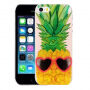 Beschermhoes kunstwerk voor iPhone 5 / 5S / SE (2016) - ananas
