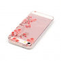Beschermhoes kunstwerk voor iPhone 5 / 5S / SE (2016) - sakurabloemen