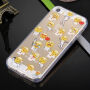 dekking voor iPhone 5 / 5S / SE (2016) met emoticon thema