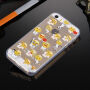 dekking voor iPhone 5 / 5S / SE (2016) met emoticon thema
