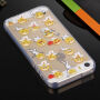dekking voor iPhone 5 / 5S / SE (2016) met emoticon thema