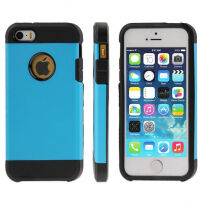 Super bestendige" Armor" hoes voor iPhone 5 / 5S / SE (2016) - blauw