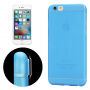 Uiterst dunne plastic hoes voor iPhone 6 / 6S - met bescherming van de camera aan de achterzijde - blauw