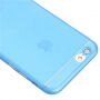Uiterst dunne plastic hoes voor iPhone 6 / 6S - met bescherming van de camera aan de achterzijde - blauw