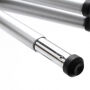 Aluminium driepoot / tripod met telescopisch uitschuifbare pootjes voor iPhone - zilver